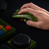 8BitDo Retro R8 Mouse - Xbox Edition Groen, 50 - 26000 DPI, Bluetooth / USB-C / 2.4 GHz