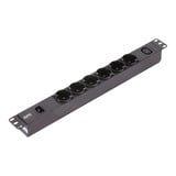 APC Easy rack PDU Basic stekkerdoos Zwart, 10A , 1U, 6x SCHUKO, EPDU1010B-SCH