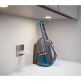 BLACK+DECKER BHHV520BF-QW 18V 2.0Ah smart tech Kruimeldief met laadstation handstofzuiger Donkergrijs/blauw, Incl. Laadstation