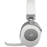 Corsair HS65 WIRELESS over-ear gaming headset Wit, Bluetooth 5.2, 2,4 GHz USB, Pc, PlayStation 5