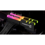 G.Skill 32 GB DDR4-3600 Kit werkgeheugen Zwart, F4-3600C14D-32GTZRA, Trident Z RGB, XMP