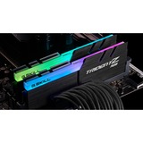 G.Skill 32 GB DDR4-3600 Kit werkgeheugen Zwart, F4-3600C14D-32GTZRA, Trident Z RGB, XMP