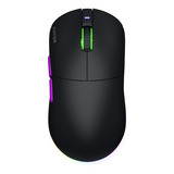 Hator Quasar 3 Ultra 8K Wireless gaming muis Zwart, 400 - 30.000 DPI, RGB, 2.4GHz, Bluetooth 5.1, and USB