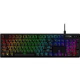 HyperX Alloy Origins PBT, gaming toetsenbord Zwart, US lay-out, HyperX Blue, RGB leds, PBT