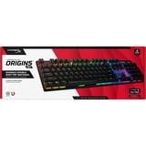 HyperX Alloy Origins PBT, gaming toetsenbord Zwart, US lay-out, HyperX Blue, RGB leds, PBT