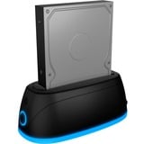 ICY BOX IB-1124L-C3 dockingstation Zwart