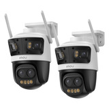 Imou Cruiser Pano Z Quadruple-lens zoom camera bundel Wit, 2 stuks, 4MP+4MP+5MPx2, PoE