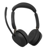 Jabra Evolve3 65 MS on-ear headset Zwart, USB-A with Dongle, Bluetooth 5.3