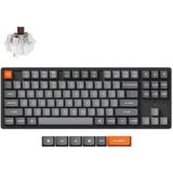 Keychron K8 Max-J3 RGB mechanisch toetsenbord Zwart, US lay-out (QWERTY), Keychron Super Brown, 80% (TKL)	, RGB leds, OSA Double-shot PBT, hot swap, USB-C | 2.4 GHz | Bluetooth 5.1
