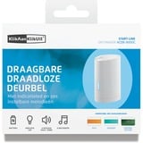 KlikAanKlikUit ACDB-9000C Mobiele draadloze deurbel Wit