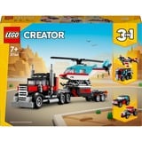 LEGO Creator 3-in-1 - Truck met helikopter Constructiespeelgoed 31146