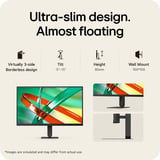 LG UltraFine 27U710B 27" 4K UHD monitor Zwart, 1x HDMI, 1x DisplayPort