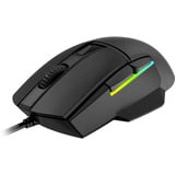 LORGAR Jetter 357 gaming muis Zwart, 200 - 8000 dpi, RGB