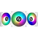 Lian Li ST120 Triple-pack case fan Wit, RGB leds, 4-pins PWM fan-connector