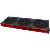 Lian Li UNI FAN TL FLEX 120 Wireless RGB case fans Zwart, 3 stuks, 120 x 124 x 28 mm, PWM, 3 stuks, Incl. Controller	