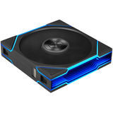Lian Li UNI FAN TL FLEX 120 Wireless RGB case fans Zwart, 3 stuks, 120 x 124 x 28 mm, PWM, 3 stuks, Incl. Controller	