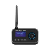 MIXX StreamQ TV Headphones and Audio Transmitter over-ear headset Zwart, Bluetooth 5:3