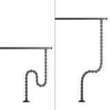 Neomounts ADS06-132BL Kabelgeleider - magnetische bevestiging - universeel kabelgeleiding Zwart