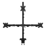 Neomounts DS60-600BL2-1 Monitorarm voor drie schermen 10-32" Zwart