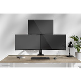 Neomounts DS60-600BL2-1 Monitorarm voor drie schermen 10-32" Zwart