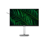 Philips 27B2G5601 27" monitor Zilver/zwart, HDMI, DisplayPort, USB, LAN, Audio