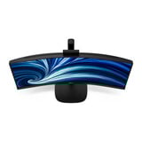Philips 34B2U3600CH 34" Curved UltraWide monitor Zwart, 120 Hz, HDMI, DisplayPort, audio, LAN, USB-hub, webcam