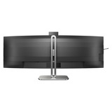 Philips 49B2U5900C 48.8" Curved UltraWide monitor Zwart/zilver, HDMI, DisplayPort, RJ45, USB-C