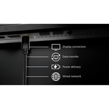 Philips 49B2U5900C 48.8" Curved UltraWide monitor Zwart/zilver, 1x DisplayPort, 2x HDMI, 1x USB-C, 2x USB-A, 1x RJ-45