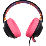 PowerA LucidSound LS10 bedrade gamingheadset - Middernachtelijke branding over-ear gaming headset Zwart/roze, PlayStation 5, PlayStation 4, Xbox Series X|S, Xbox One, PC, mobiel
