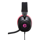 PowerA LucidSound LS10 bedrade gamingheadset - Middernachtelijke branding over-ear gaming headset Zwart/roze, PlayStation 5, PlayStation 4, Xbox Series X|S, Xbox One, PC, mobiel