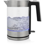 Princess 236041 Glass Kettle London waterkoker Roestvrij staal/transparant, 1,7 l