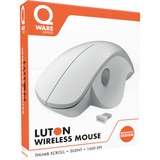 Qware Luton Draadloze Muis Wit, 1600 DPI