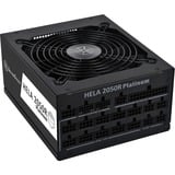 SilverStone HELA 2050R Platinum, 2050W voeding  Zwart, 14x PCIe, 2x 12VHPWR, kabelmanagement