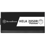 SilverStone HELA 2050R Platinum, 2050W voeding  Zwart, 14x PCIe, 2x 12VHPWR, kabelmanagement