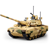Sluban ModelBricks - ZTZ-100S MBT Constructiespeelgoed Schaal 1:35