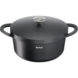 Tefal Gegoten aluminium braadpan Trattoria, Ø 28cm kookpan Zwart