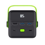 Trust Redoh - XXL Powerbank 50.000 mAh Zwart, 4 Poorten | Display | USB-C | USB PD 3.0 + PPS