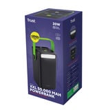 Trust Redoh - XXL Powerbank 50.000 mAh Zwart, 4 Poorten | Display | USB-C | USB PD 3.0 + PPS