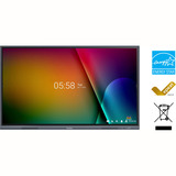 ViewSonic ViewBoard IFP7533-G 75" 4K Interactive Display Zwart, 3x HDMI-in, 1x HDMI-out, VGA, USB-A, USB-C, Touch