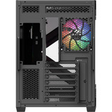 XYZ PC Gear Qubex midi tower behuizing Zwart | 2x USB-A | 1x USB-C | Tempered Glass