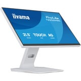 iiyama ProLite T2252MSC-W2AG 21.5" touchscreen monitor Wit (mat), 100 Hz, HDMI, DisplayPort, USB 3.2 Gen 1, Audio, Touchscreen 