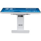 iiyama ProLite T2252MSC-W2AG 21.5" touchscreen monitor Wit (mat), 100 Hz, HDMI, DisplayPort, USB 3.2 Gen 1, Audio, Touchscreen 