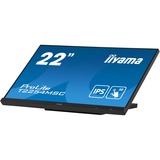 iiyama ProLite T2254MSC-B1AG 22" Monitor Zwart, Touch, HDMI, DisplayPort, USB, Audio