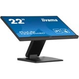 iiyama ProLite T2254MSC-B1AG 22" touchscreen monitor Zwart, Touch, HDMI, DisplayPort, USB, Audio