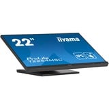 iiyama ProLite T2254MSC-B1AG 22" touchscreen monitor Zwart, Touch, HDMI, DisplayPort, USB, Audio