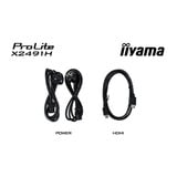 iiyama ProLite X2491H-B1 23.8" monitor Zwart, HDMI, DisplayPort