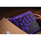 8BitDo Arcade Controller - Transparent Purple Signature Edition Paars/transparant, 2.4 GHz / Bluetooth / USB, Nintendo Switch 1 + 2, Pc