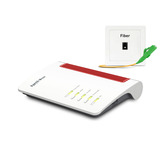 AVM FRITZ!Box 5530 Fiber Edition International router Wit/rood