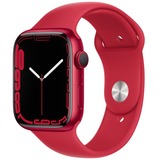 Apple Watch S7 smartwatch Rood, 45mm, sportarmband, aluminium behuizing