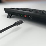 CHERRY STREAM KEYBOARD ULTIMATE, gaming toetsenbord Zwart, US lay-out, SX-Technologie	, White led, ABS, 2.4 GHz / Bluetooth / USB